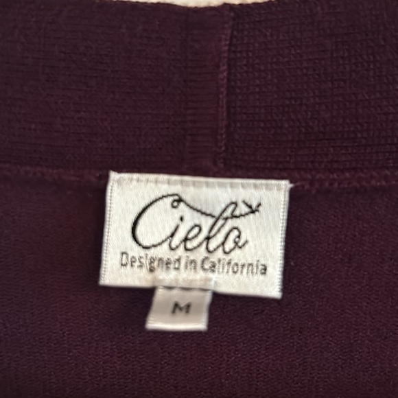 Cielo VGUC petty purple open cardi, front pockets. - Picture 5 of 9